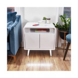 Smart Storage Side Table with Cooling Drawer