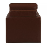 Mira 34.5" Faux Leather Swivel Chair