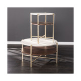 Valera Round Faux Marble Cocktail Table