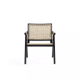 Hamlet 22.64" Ash Wood and Natural Cane Sturdy Accent Chair