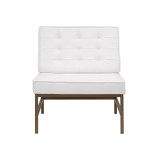 Ashlar Bonded Leather Modern Decorative Accent Chair
