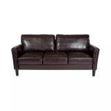 Living Room Sofa Couch With Tailored Arms