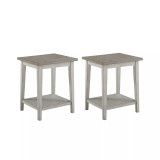 Deldorra 1 Shelf Side Table, Set of 2