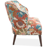 Simon Armless Floral Mod Chair