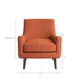Flint Fabric Accent Chair