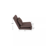 Relaxie Linen Adjustable Flip Chair