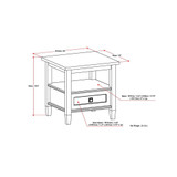 Burbank End Side Table