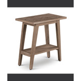Milani 13" Wide x 18" Deep, Solid Mango Chairside End Table