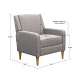 Juno 30.5" Wide Upholstered Accent Armchair