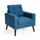 Modern Accent Armchair Upholstered Single Sofa Chair