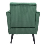32" Wood, Polyester Bastille Boho Chic Accent Chair