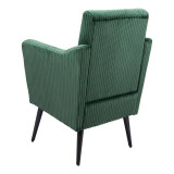 32" Wood, Polyester Bastille Boho Chic Accent Chair