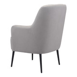 35" Steel, Polyester Tasmania Boho Chic Accent Chair