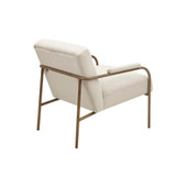 Lampert 27" Fabric Open Arm Metal Leg Accent chair