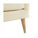 Zoe Accent Chair with Wooden Legs