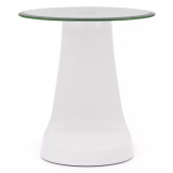 Kilvo Glass Top End Table