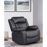 Relax A Lounger Max Manual Swivel Recliner with Heat and Massage