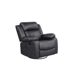 Relax A Lounger Max Manual Swivel Recliner with Heat and Massage