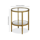 Hera Antique Round Side Table