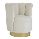 Ellis Upholstered Swivel Accent Chair