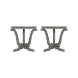 Derna Round End Table, Set of 2
