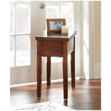 Davenport 13" Wide Wood Chairside End Table