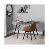Dome Swivel Accent Chair with Arms, Office/Dining/Guest, Blended Leather