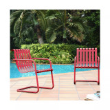 Gracie Stainless Steel Chair, Pair