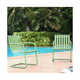 Gracie Stainless Steel Chair, Pair