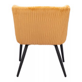 28" Steel, Polyester Papillion Boho Chic Accent Chair
