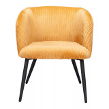 28" Steel, Polyester Papillion Boho Chic Accent Chair