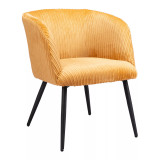 28" Steel, Polyester Papillion Boho Chic Accent Chair