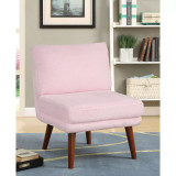 31.9"  Wood, Steel, Foam and Polyester Darcy Armless Accent Chair