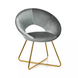 Modern Velvet Accent Chair Upholstered Vanity Chair