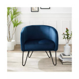 Parkway Velvet Accent Chair