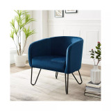 Parkway Velvet Accent Chair