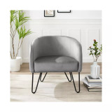 Parkway Velvet Accent Chair