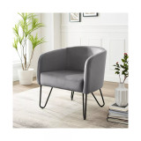 Parkway Velvet Accent Chair