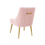 Beatrix Pleated Velvet Side Chair