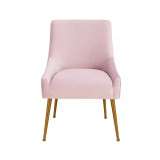 Beatrix Pleated Velvet Side Chair