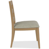 Davie Dining Side Chair with Upholstered Seat