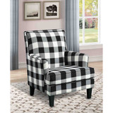 Saladin Arm Chair, Checkered Pattern