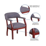 Conference Chair With Accent Nail Trim