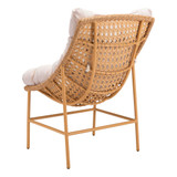 35" Aluminum, Polyethylene, Olefin Merilyn Accent Chair