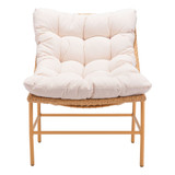 35" Aluminum, Polyethylene, Olefin Merilyn Accent Chair