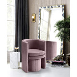 Seager Round Arm Chair with Ottoman