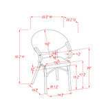 Kilimi Patio Arm Chair