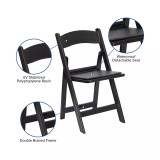 HERCULES Series 1000 lb. Capacity Resin Folding Chair with Vinyl Padded Seat