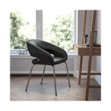 Contemporary Leathersoft Side Reception Chair