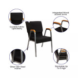 21" Stackable Church Chair With Arms